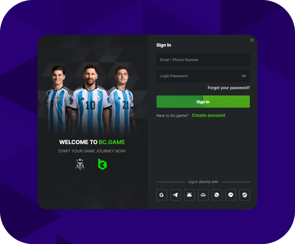 Follow these steps to log in BC.Game with ease.
