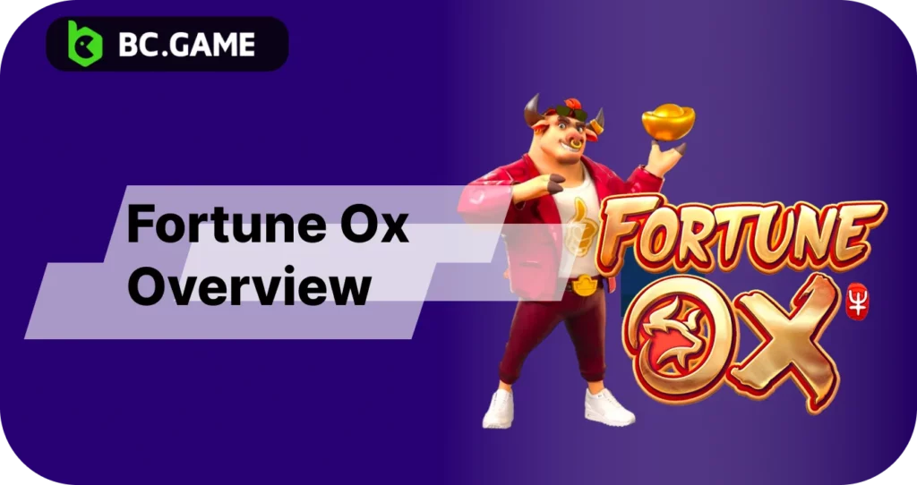 Overview of BC Game fortune ox slot