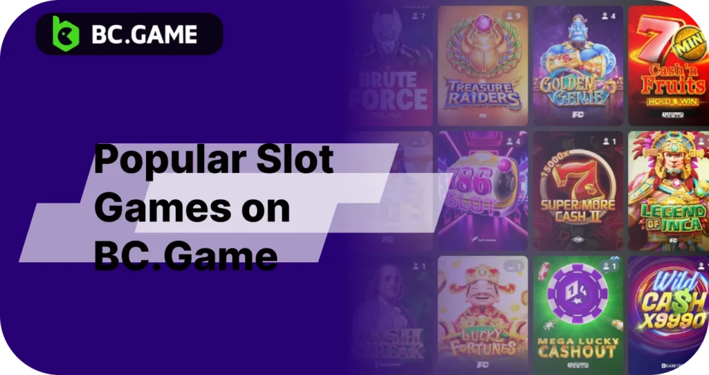 Number of BC Game popular slots